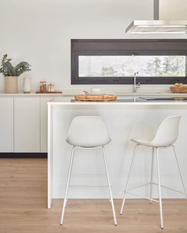 Taburete Brighter blanco altura 65 cm