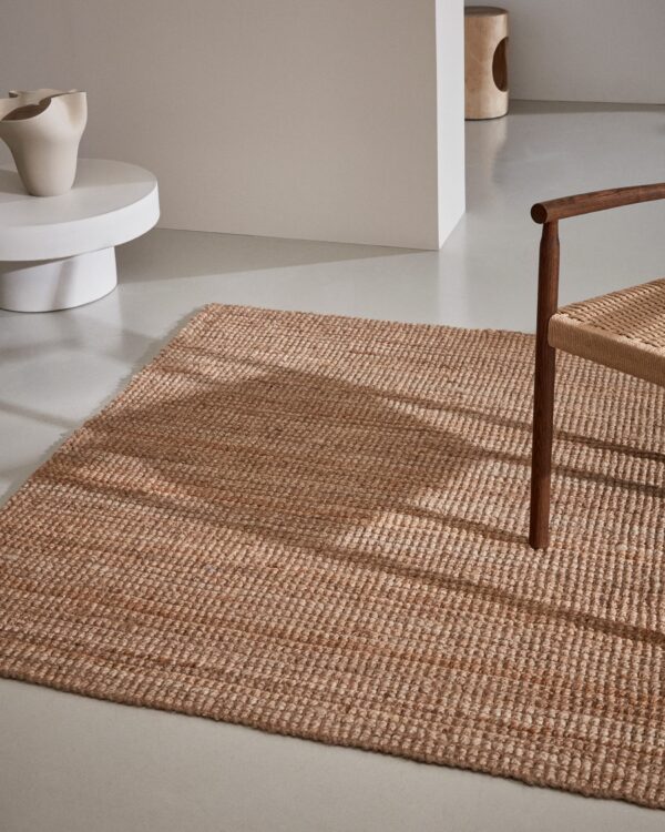Alfombra Madelin de yute natural 160 x 230 cm