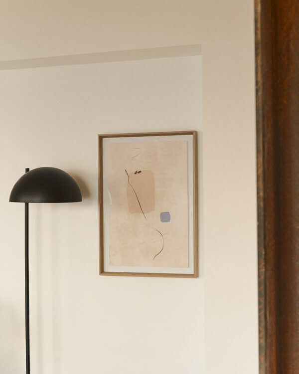 Cuadro abstracto Sormi beige 50 x 70 cm