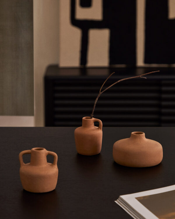 Set Sofra de 3 jarrones de terracota 6 cm / 7 cm / 10 cm