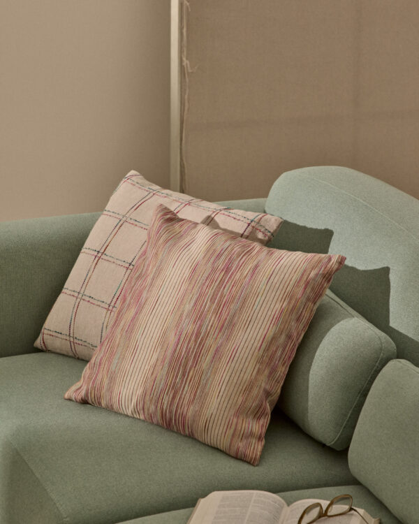 Funda de cojín Merure jacquard multicolor 45 x 45 cm