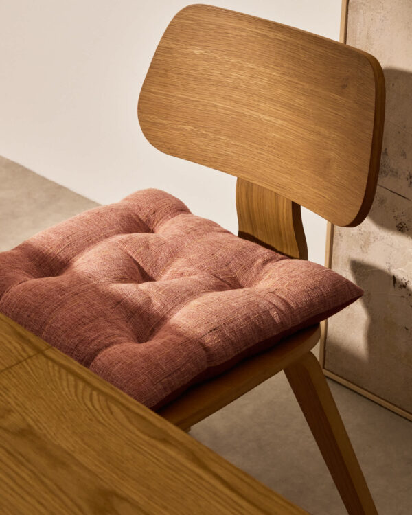 Cojín para silla Aren rosa 45 x 45 cm