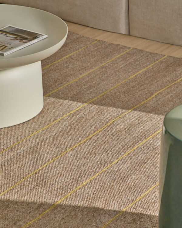 Alfombra Denu 100% PET beige 200 x 300 cm