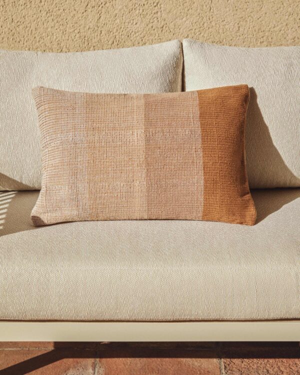 Funda de cojín Adys 100% PET beige 40 x 60 cm