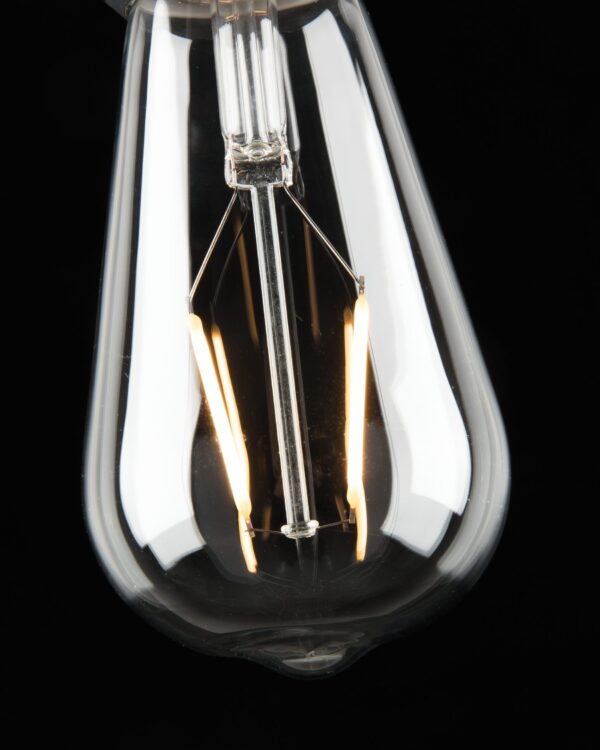 Bombilla LED Bulb E27 de 4W y 65 mm luz cálida