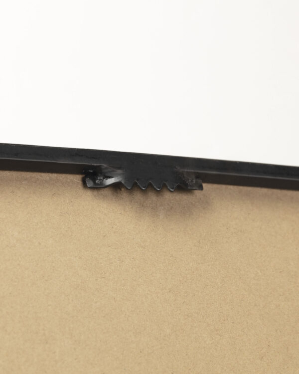 Espejo de pared Marco metal negro 40 x 40 cm