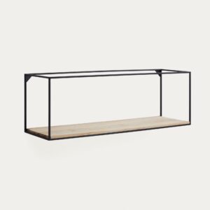 Estante Elisha de madera maciza de abeto 90 x 30 cm