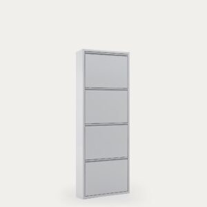 Zapatero Ode 50 x 136 cm 4 puertas gris