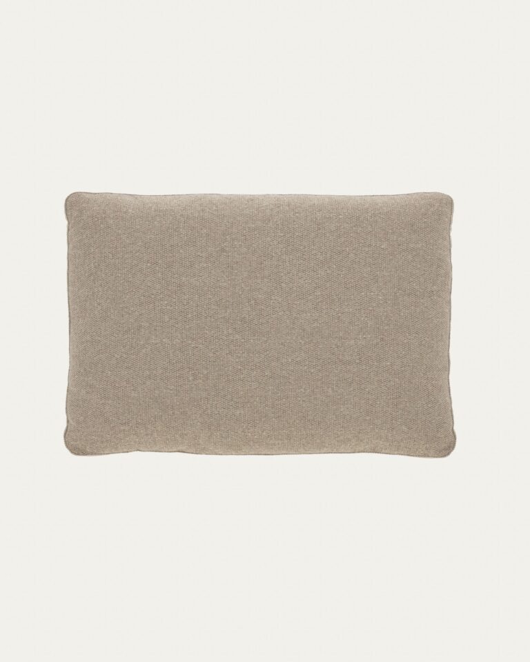 Cojín Blok de chenilla beige 40 x 60 cm