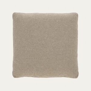 Cojín Blok de chenilla beige 60 x 60 cm