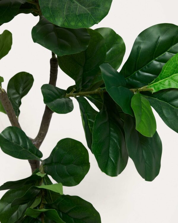 Planta artificial Ficus con maceta negro 150 cm