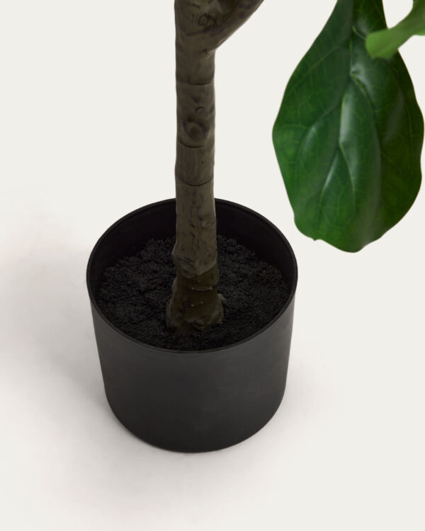 Planta artificial Ficus con maceta negro 150 cm