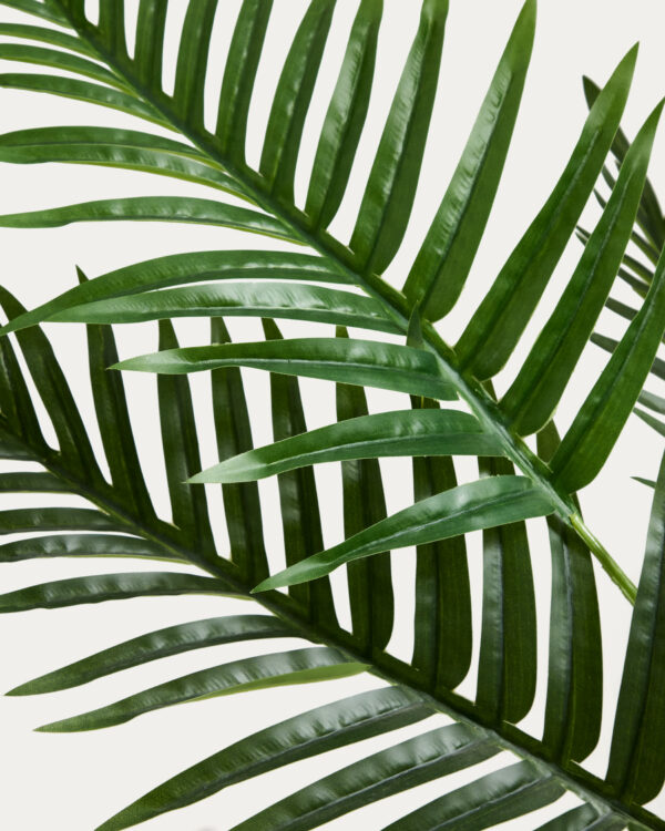 Planta artificial Palmera de bambú con maceta negro 170 cm