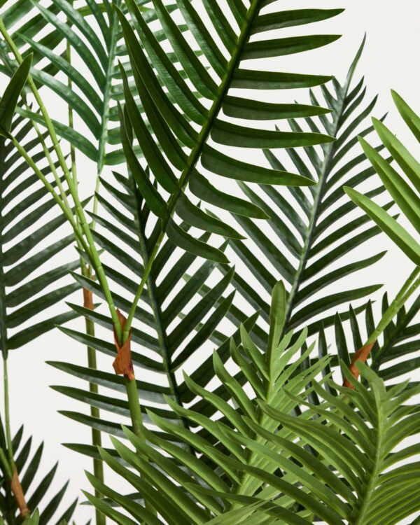Planta artificial Palmera de bambú con maceta negro 170 cm