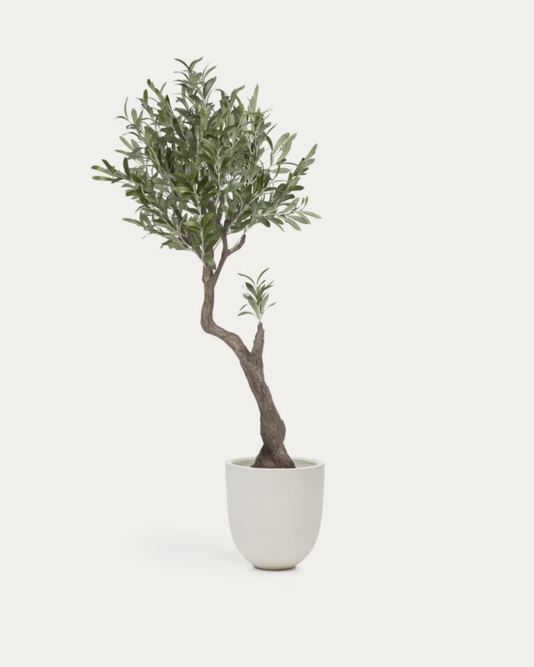 Planta artificial Olivo con maceta negro 140 cm