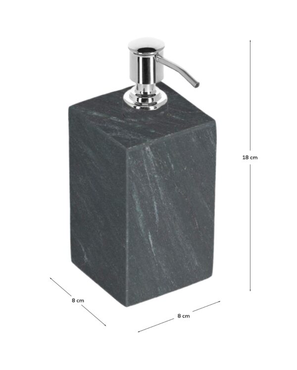Dispensador de jabón Aixa de mármol negro