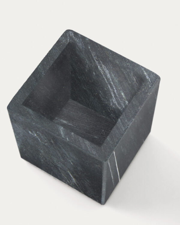 Portacepillos Aixa de mármol negro