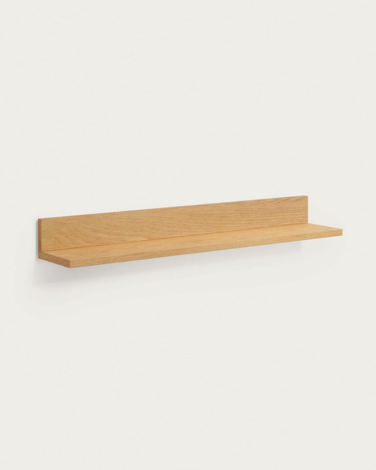 Estante Abilen de chapa de roble 80 x 15 cm  FSC 100%