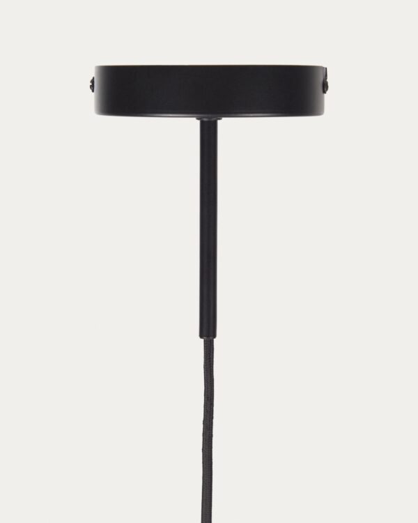 Montura para lámpara de techo Fulvia de metal con acabado negro 150 cm