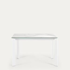 Mesa Axis 120 (180) cm patas blanco