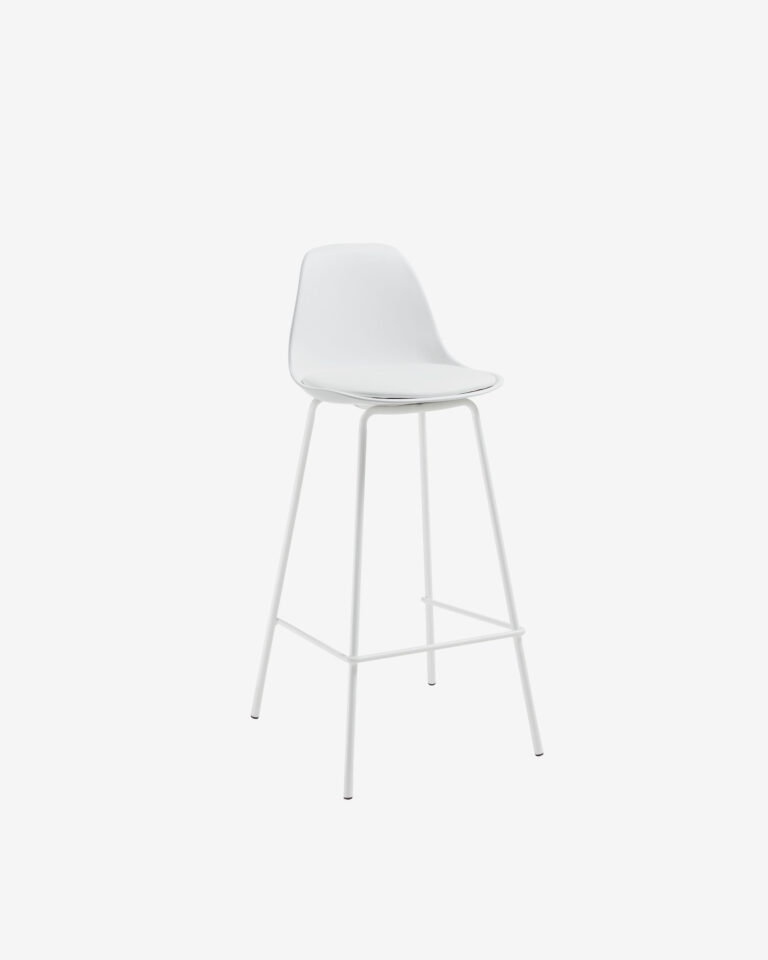 Taburete Brighter blanco altura 65 cm
