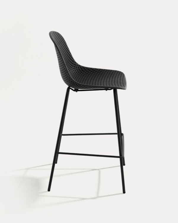 Taburete exterior Quinby gris altura 75 cm