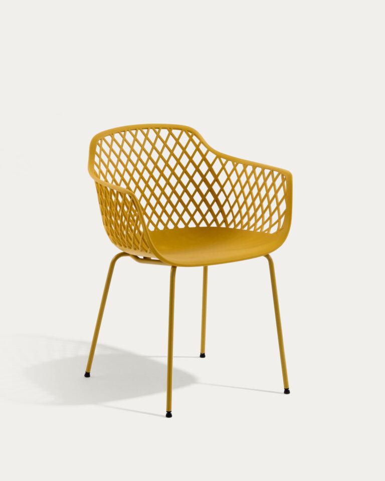 Silla de exterior Quinn amarillo