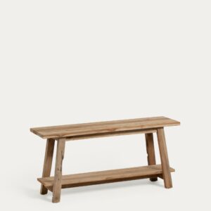 Banco Safara madera maciza de teca reciclada 100 cm