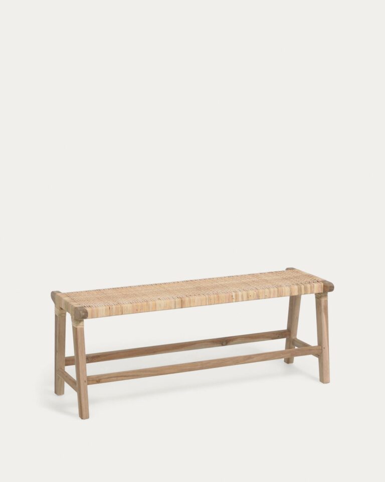 Banco Beida madera maciza teca 120 cm