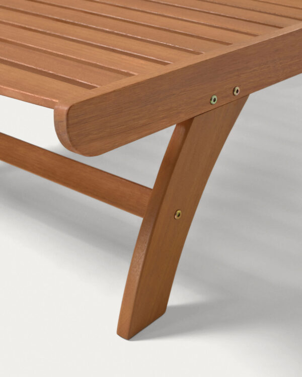 Tumbona de exterior Beila madera maciza eucalipto FSC 100%