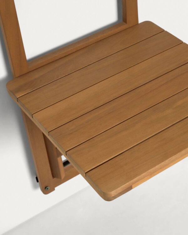 Mesa plegable de balcón Amarilis madera maciza acacia 40 x 42 cm FSC 100%