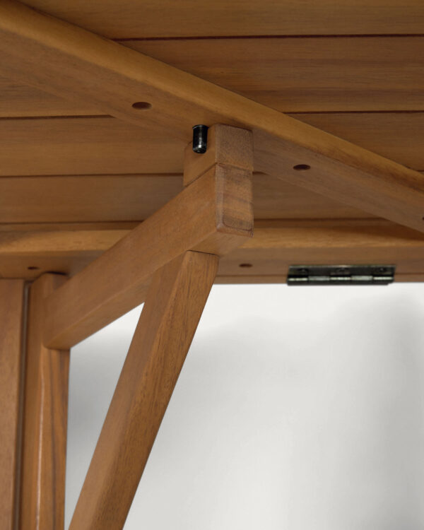 Mesa plegable de balcón Amarilis madera maciza acacia 40 x 42 cm FSC 100%