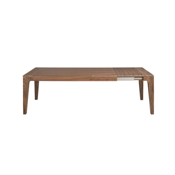 Mesa comedor extensible rectangular nogal