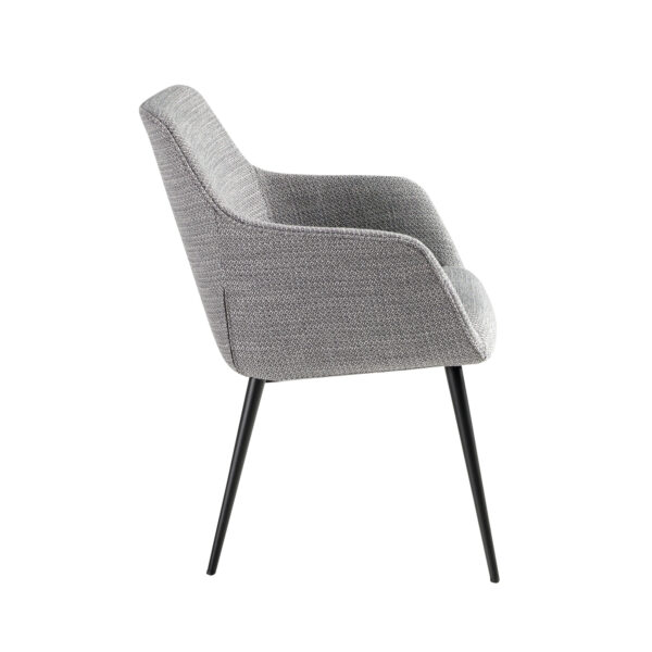 Silla tela gris