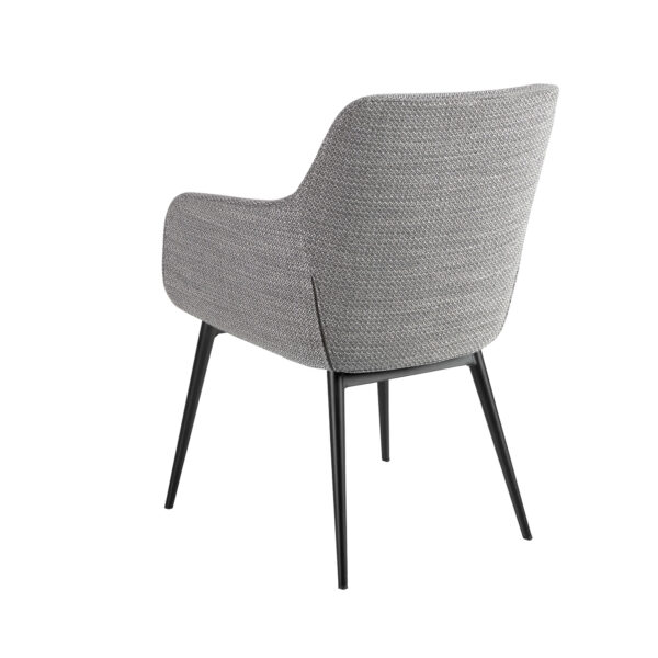 Silla tela gris