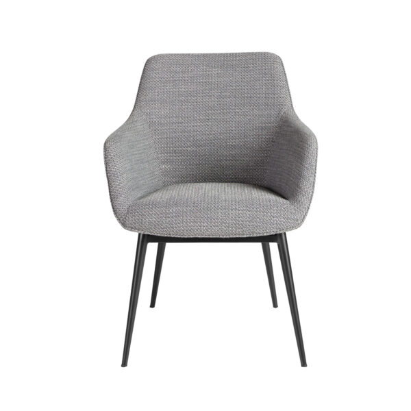 Silla tela gris