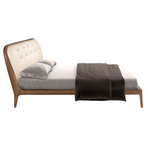 Cama polipiel color arena