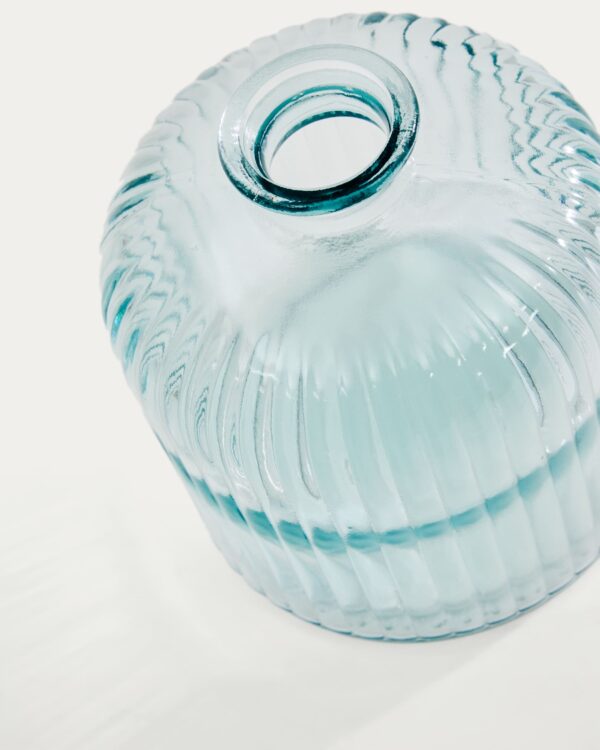 Botella pequeña Marba de vidrio reciclado transparente