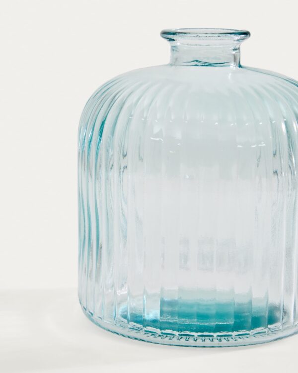 Botella pequeña Marba de vidrio reciclado transparente