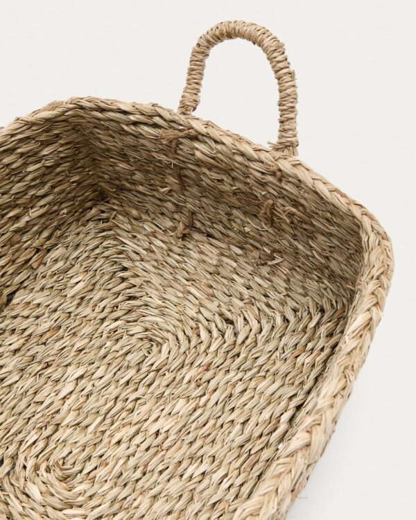 Set Milly de 2 cestas de fibras naturales 32 x 20 cm / 34 x 24 cm