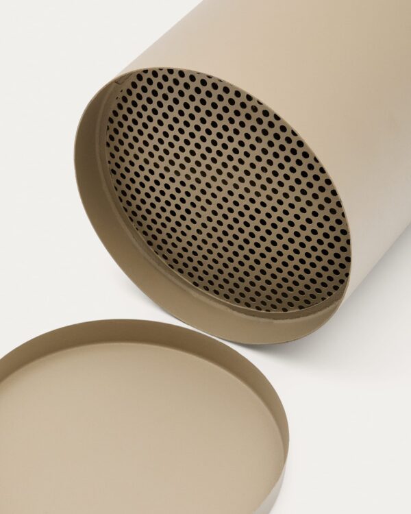 Paragüero pequeño Atin de metal beige