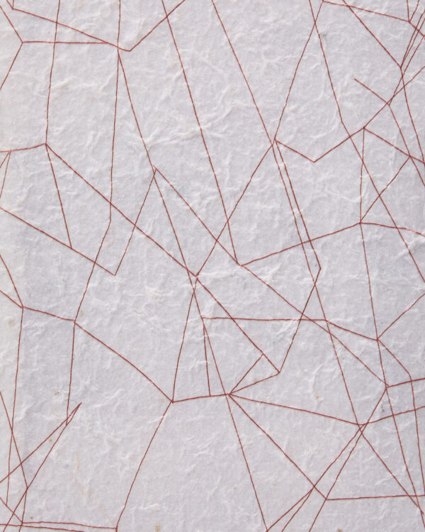Cuadro Durkan de papel reciclado blanco 30 x 40 cm