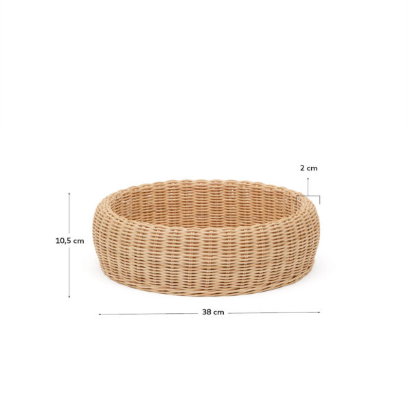 Jarrón Zilna de ratán 11 cm