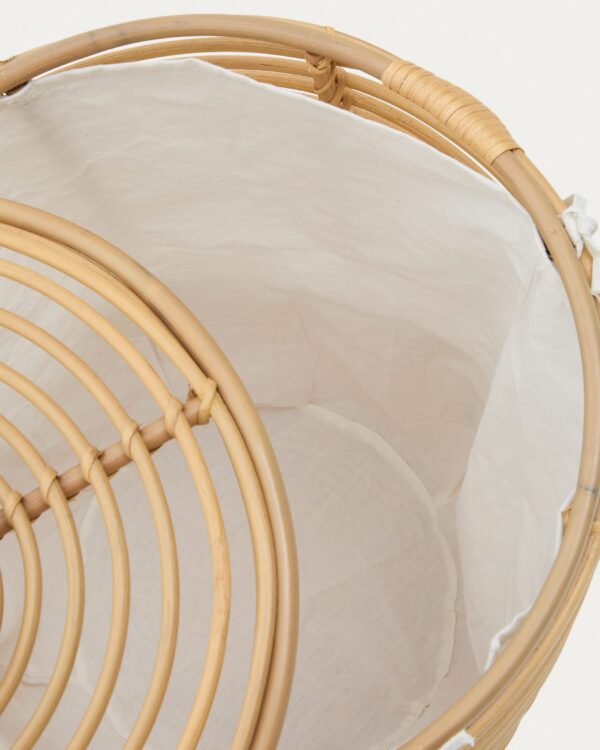 Cesta de ropa Liora de ratán 59 cm
