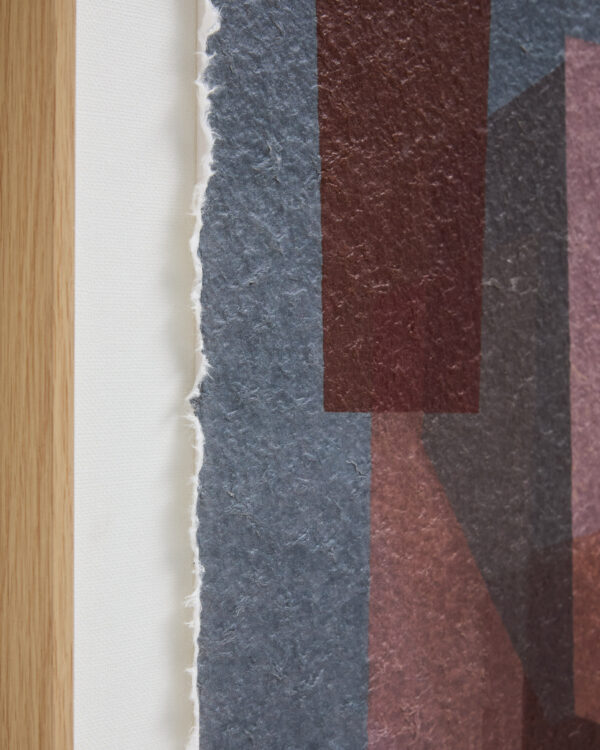 Cuadro Veluni de papel reciclado multicolor 60 x 90 cm