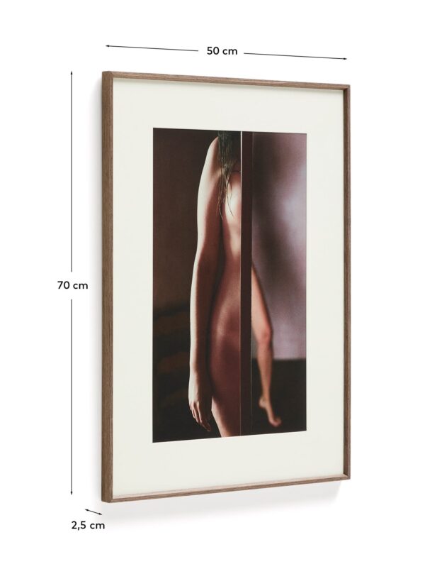 Cuadro Zavira fotografía de cuerpo femenino 50 x 70 cm