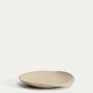 Centro de mesa Ebenor de cerámica beige Ø 30 cm