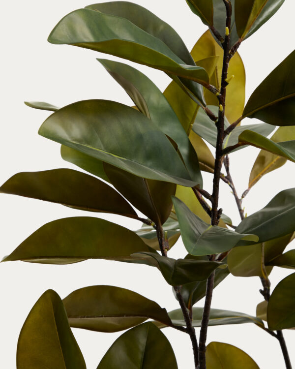 Árbol artificial Magnolia con maceta blanca 160 cm