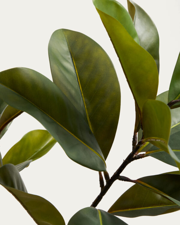 Árbol artificial Magnolia con maceta blanca 160 cm