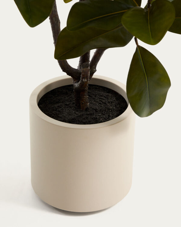 Árbol artificial Magnolia con maceta blanca 160 cm